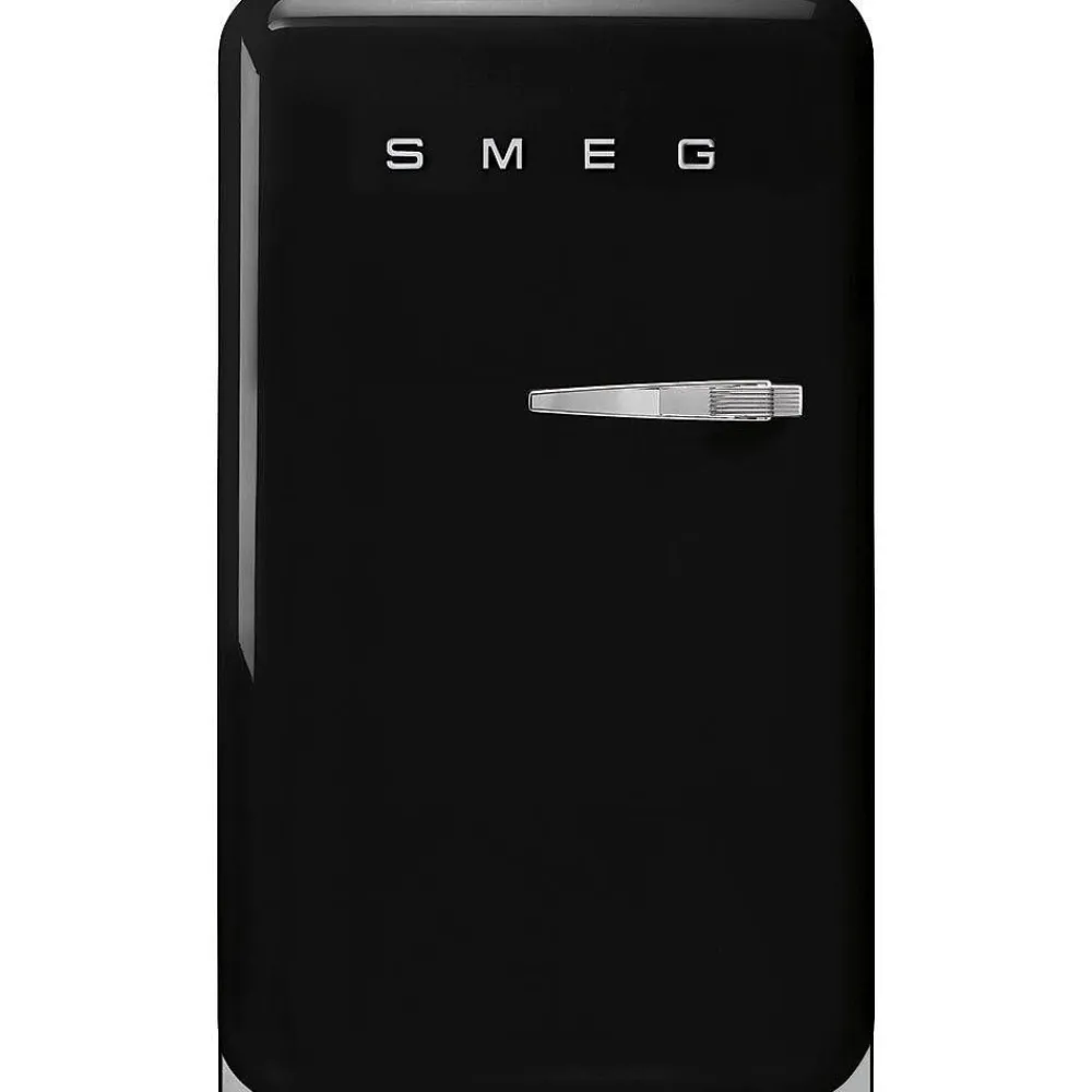 retrojääkaappi FAB10LBL5, musta, vasen>Smeg Discount