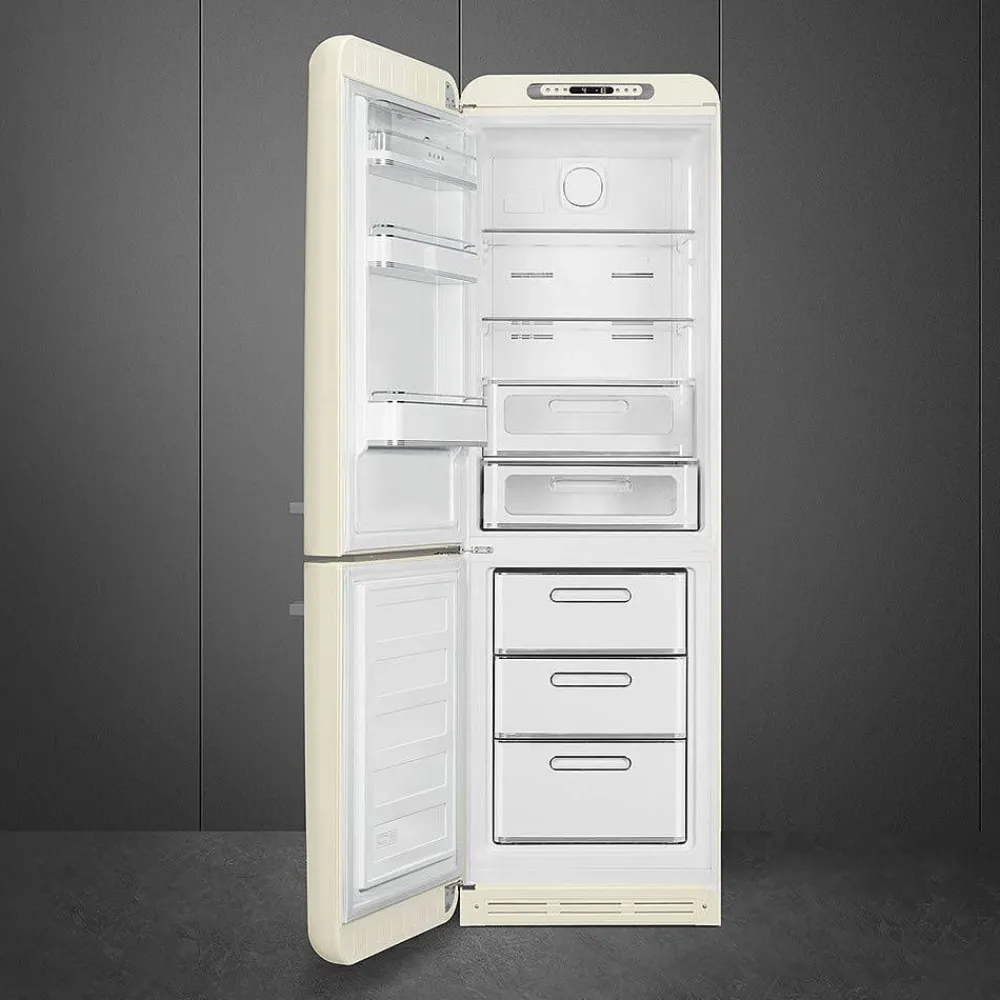 retrojääkaappi FAB32LCR5 kerma, vasen>Smeg Discount