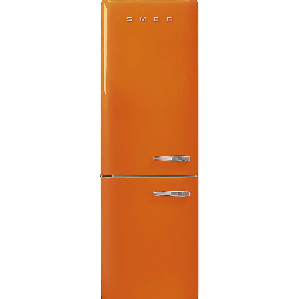 Smeg Jääkaapit Ja Pakastimet|retrojääkaappi FAB32LOR5 oranssi, vasen