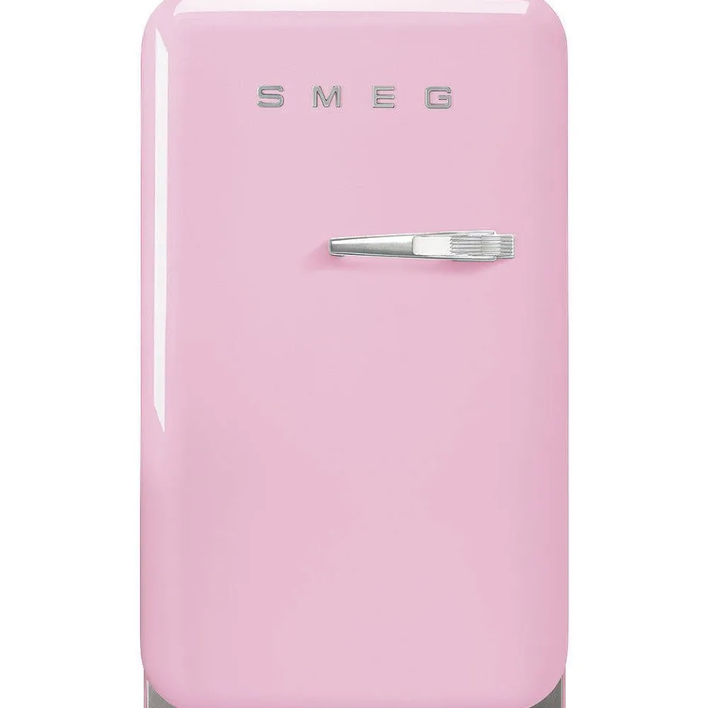 Smeg Jääkaapit Ja Pakastimet|retrojääkaappi FAB5LPK5 73 cm, vaaleanpunainen, vasen