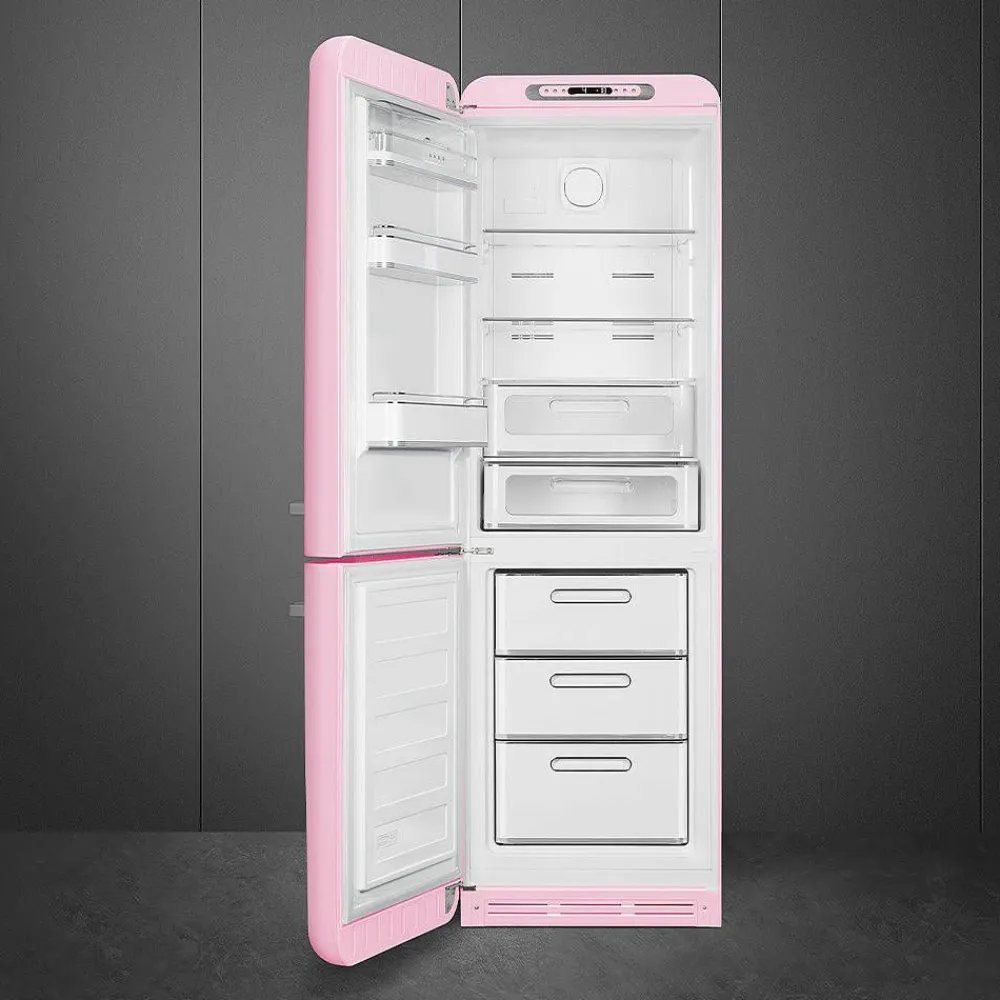 Smeg Jääkaapit Ja Pakastimet|retrojääkaappi FAB32LPK5 vaaleanpunainen, vasen
