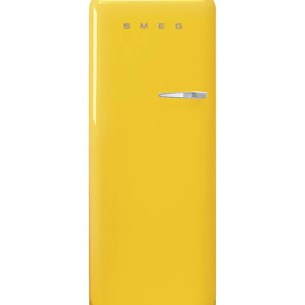 retrojääkaappi FAB28LYW5 153 cm, kelt., vasen>Smeg Best