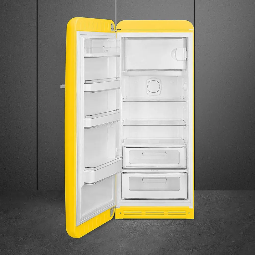 retrojääkaappi FAB28LYW5 153 cm, kelt., vasen>Smeg Best