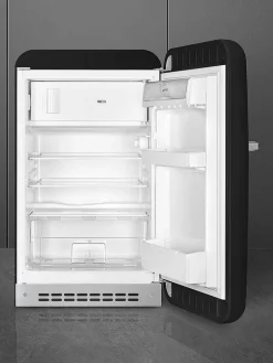 Smeg Jääkaapit Ja Pakastimet|retrojääkaappi FAB10RBL5, musta, oikea