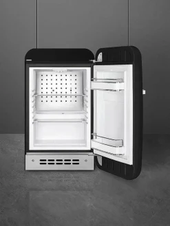 Smeg Jääkaapit Ja Pakastimet|retrojääkaappi FAB5RBL5 73 cm, musta, oikea