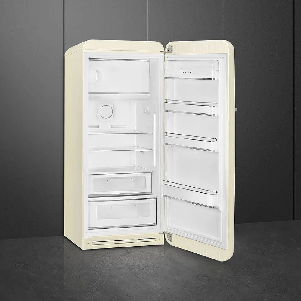 Smeg Jääkaapit Ja Pakastimet|retrojääkaappi FAB28RCR5 153 cm, kerma, oikea