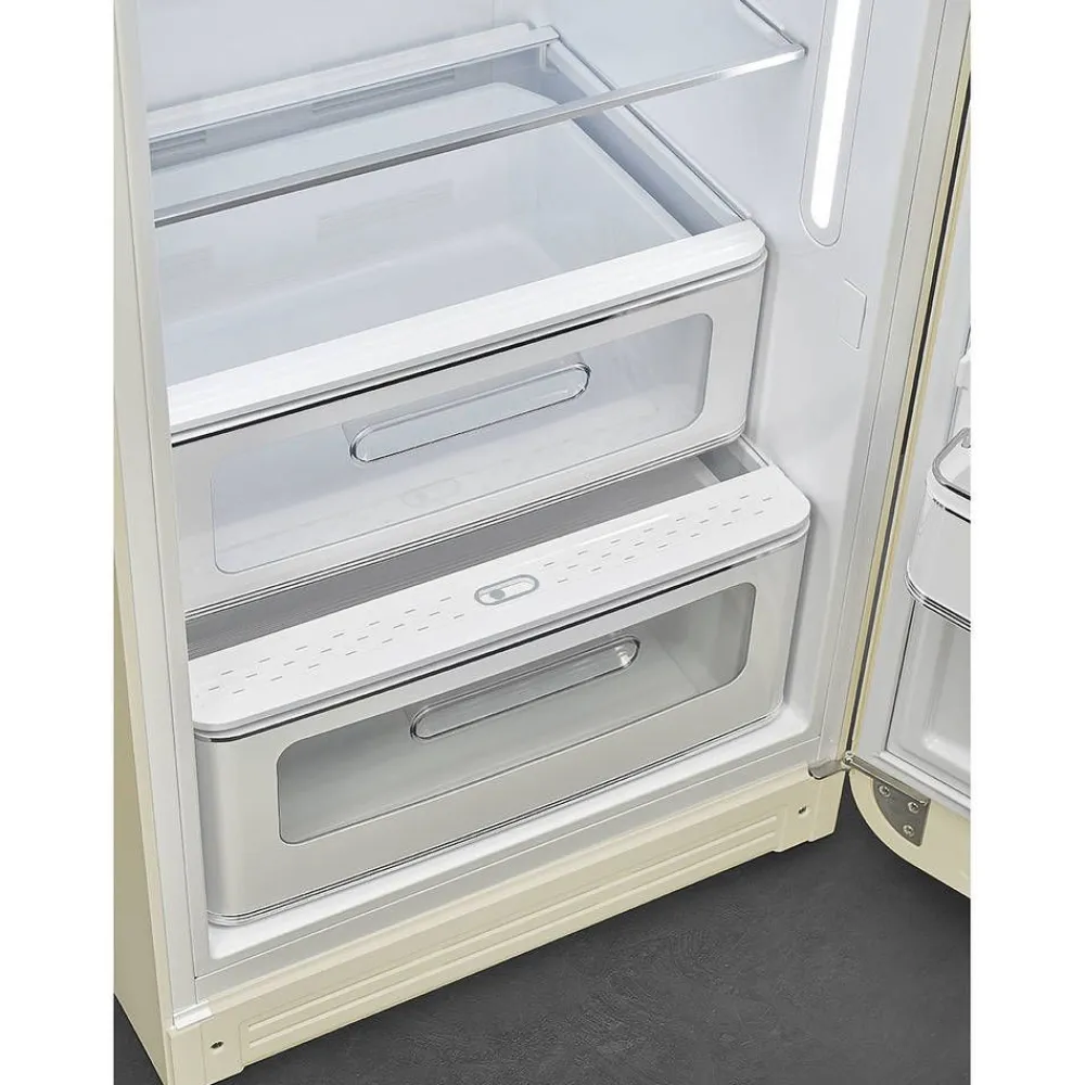 Smeg Jääkaapit Ja Pakastimet|retrojääkaappi FAB28RCR5 153 cm, kerma, oikea
