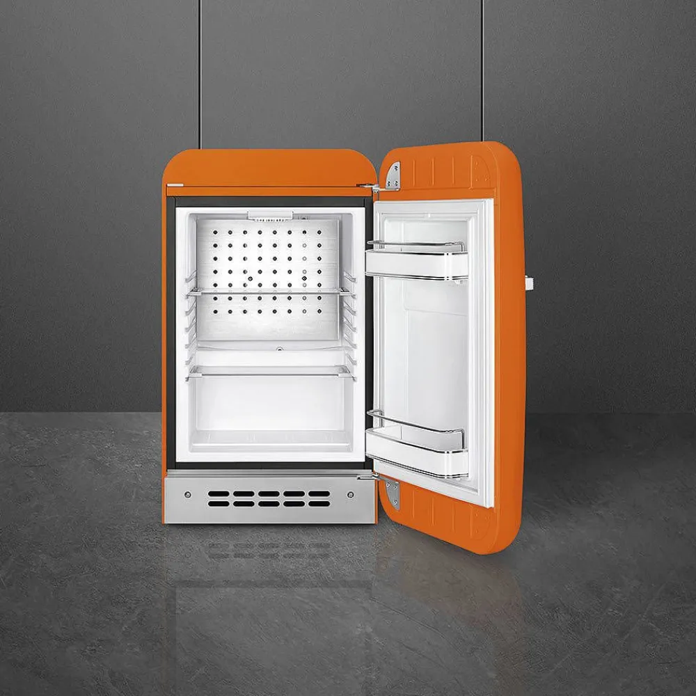 Smeg Jääkaapit Ja Pakastimet|retrojääkaappi FAB5ROR5 73 cm, oranssi, oikea