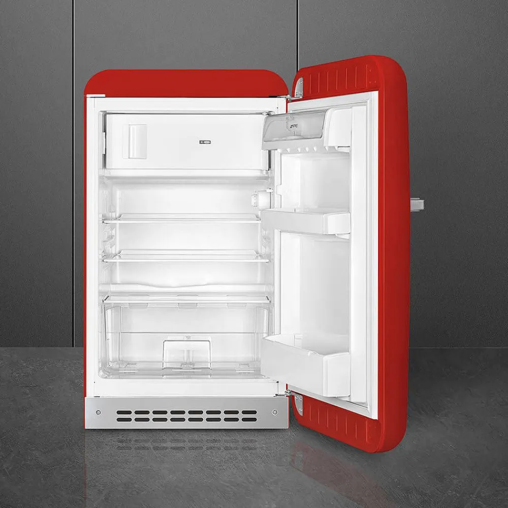 Smeg Jääkaapit Ja Pakastimet|retrojääkaappi FAB10RRD5, punainen, oikea