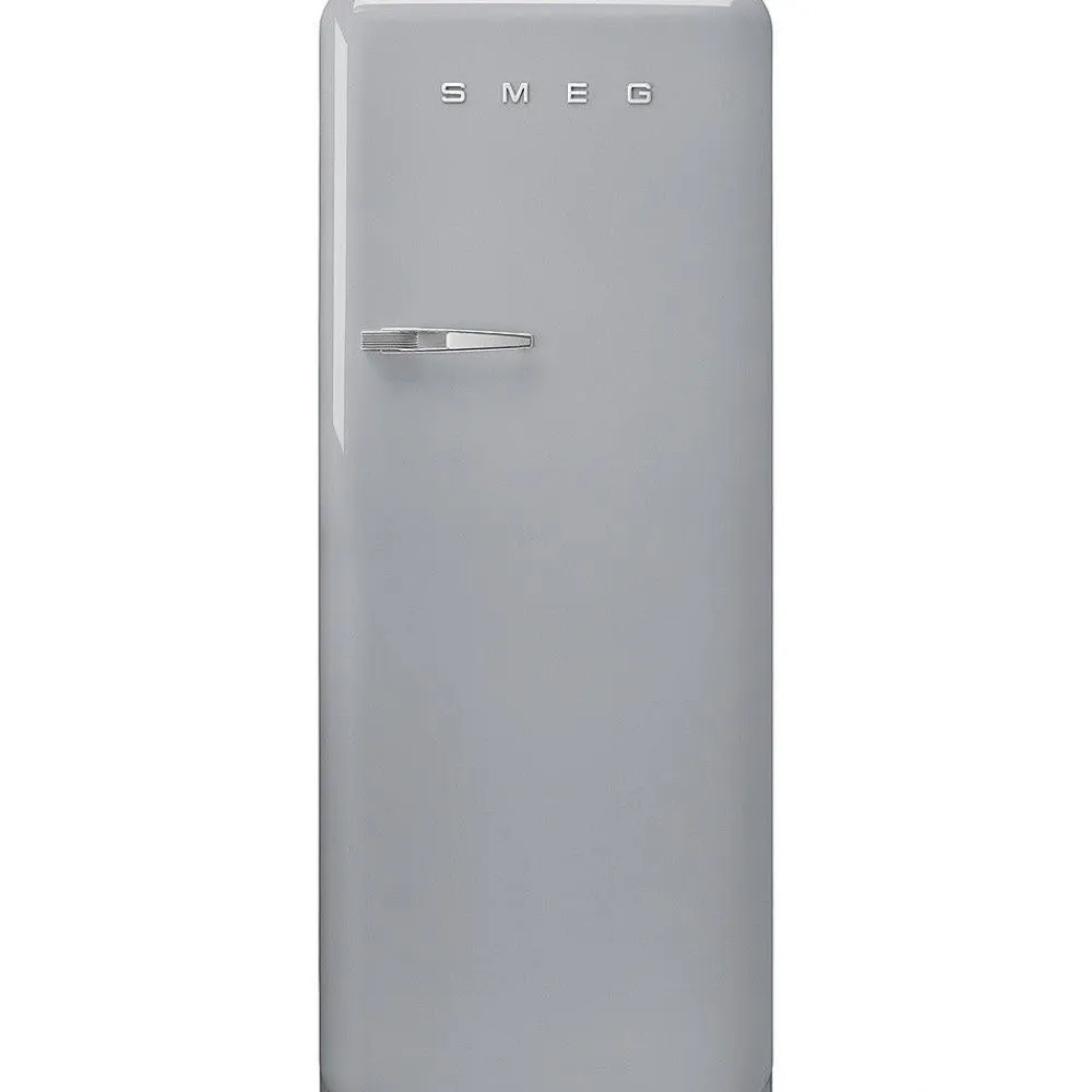 Smeg Jääkaapit Ja Pakastimet|retrojääkaappi FAB28RSV5 153 cm, hopea, oikea