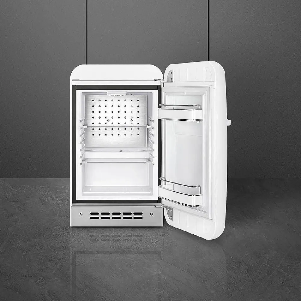 Smeg Jääkaapit Ja Pakastimet|retrojääkaappi FAB5RWH5 73 cm, valkoinen, oikea