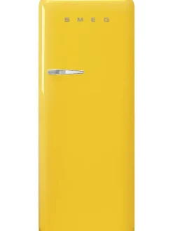 Smeg Jääkaapit Ja Pakastimet|retrojääkaappi FAB28RYW5 153 cm, kelt., oikea