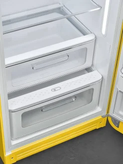 Smeg Jääkaapit Ja Pakastimet|retrojääkaappi FAB28RYW5 153 cm, kelt., oikea
