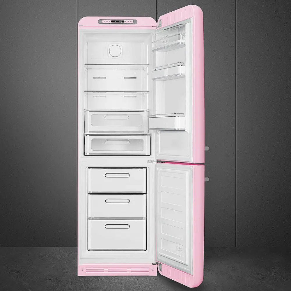 Smeg Jääkaapit Ja Pakastimet|retrojääkaappipakastin FAB32RPK5 pinkki, oikea