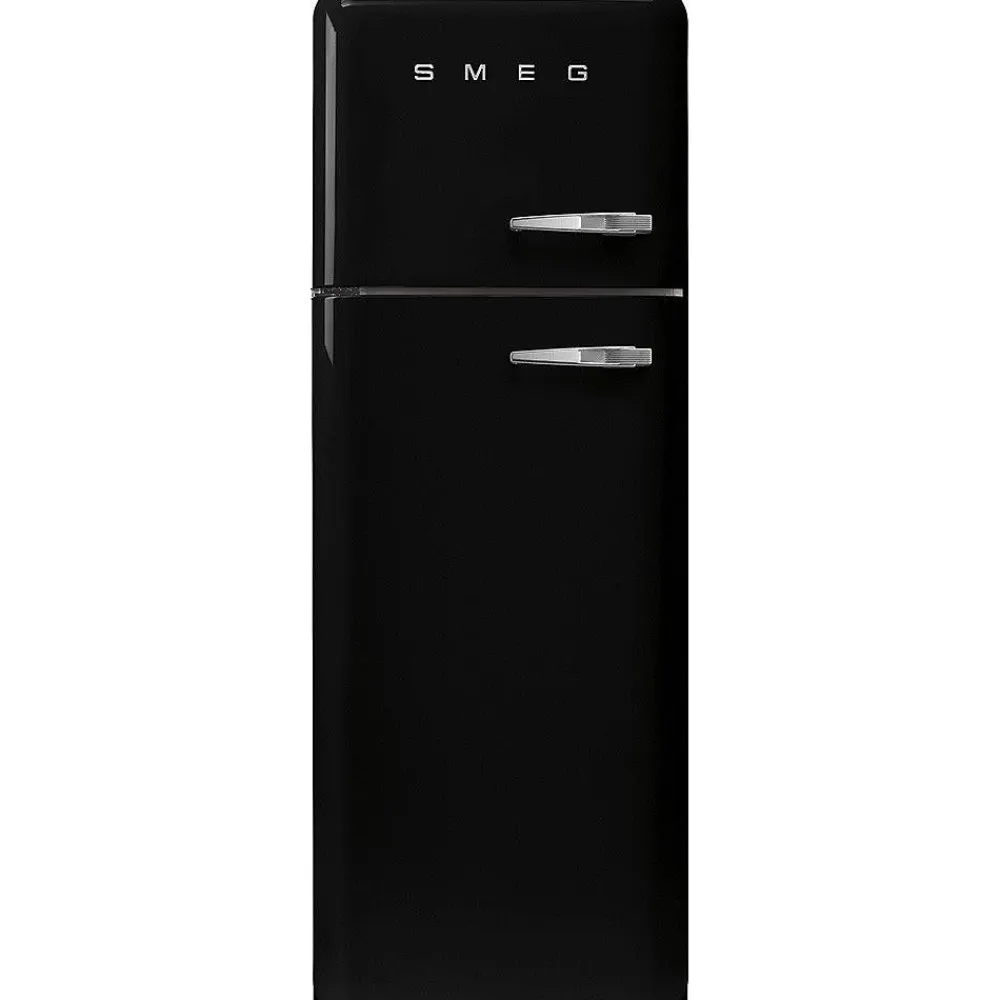 Smeg Jääkaapit Ja Pakastimet|retrojääkaappipakastin FAB30LBL5 musta, vasen