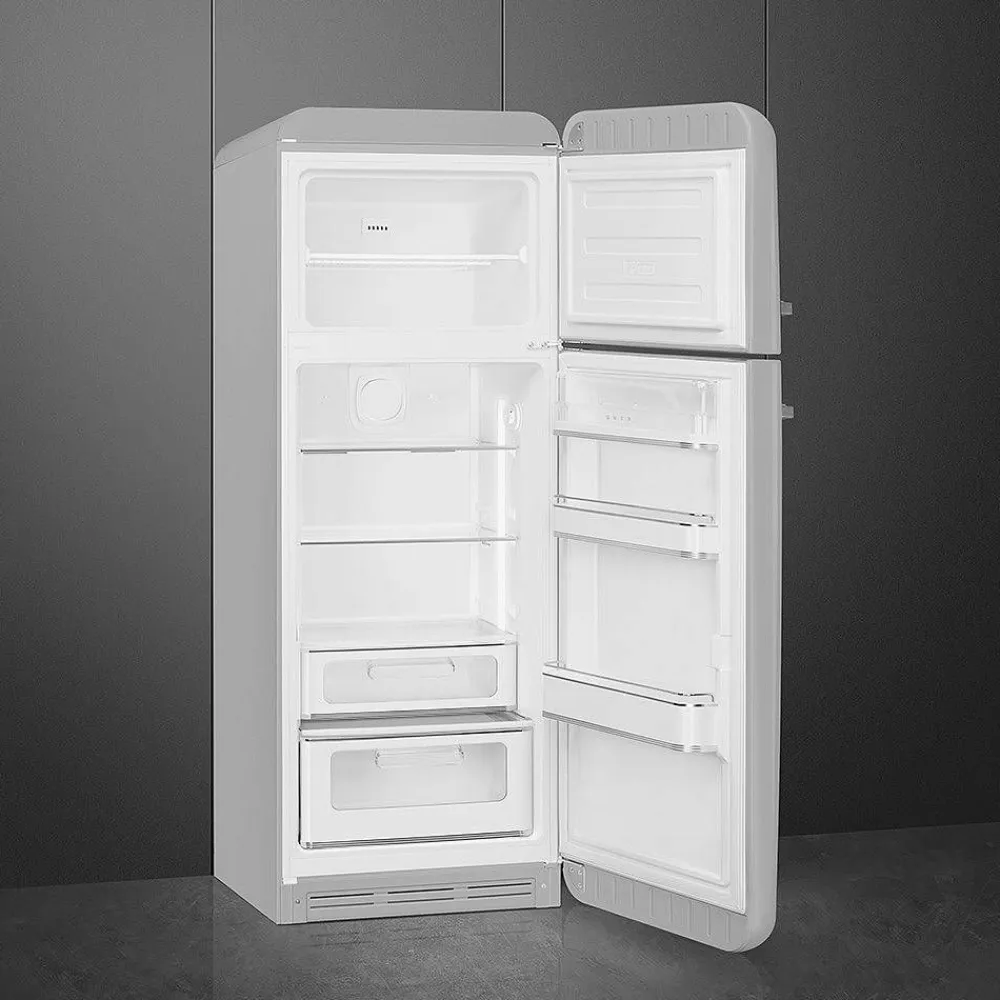 Smeg Jääkaapit Ja Pakastimet|retrojääkaappipakastin FAB30RSV5 hopea, oikea