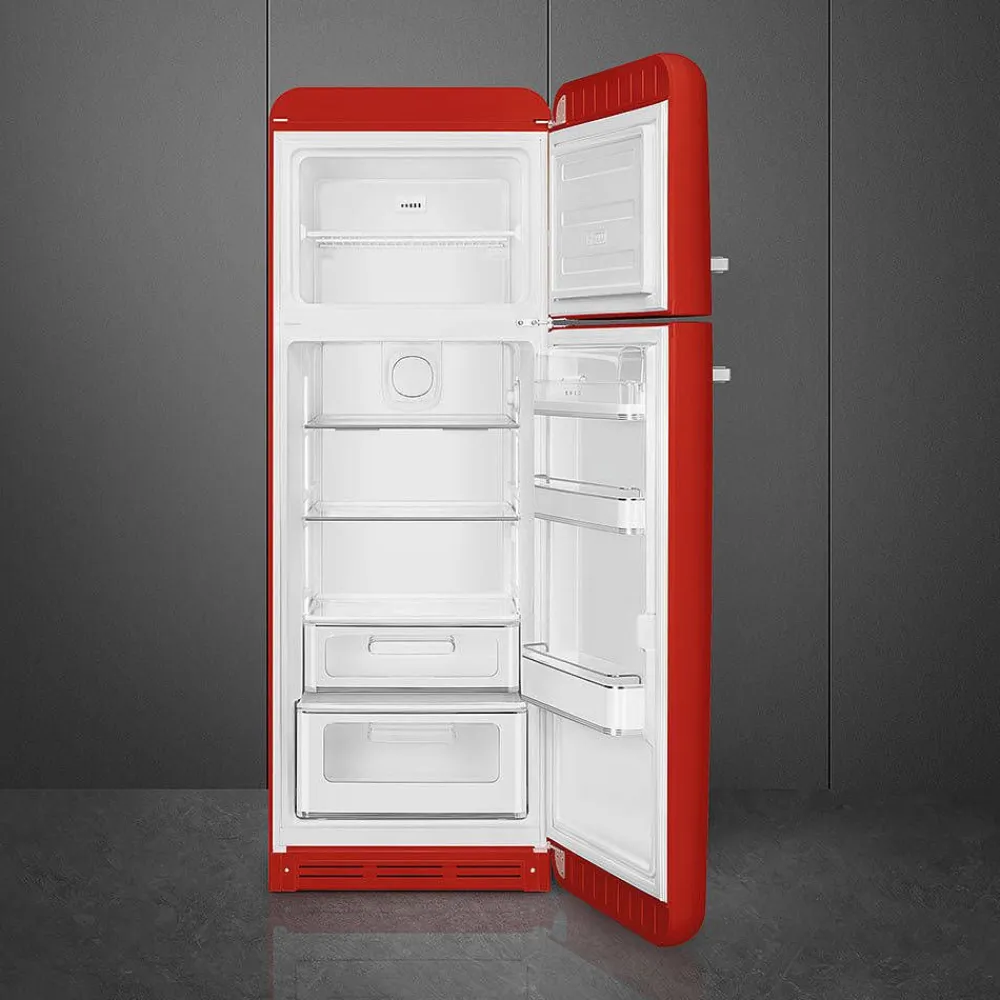 Smeg Jääkaapit Ja Pakastimet|retrojääkaappipakastin FAB30RRD5 punainen, oikea
