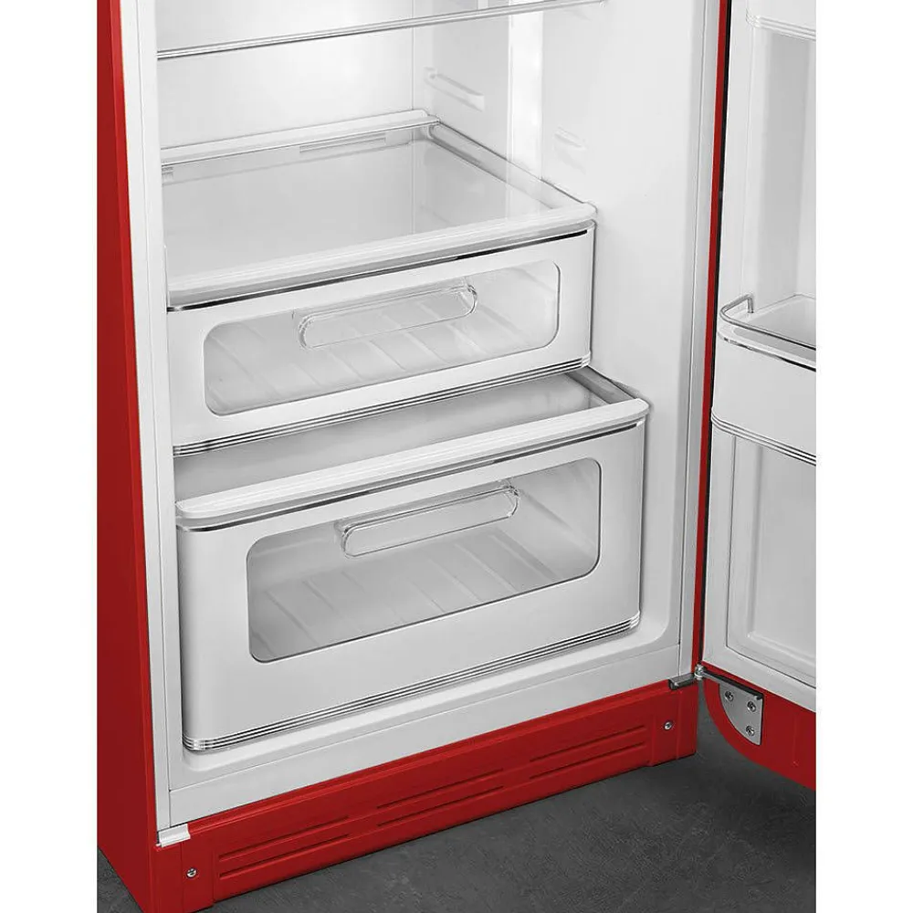 Smeg Jääkaapit Ja Pakastimet|retrojääkaappipakastin FAB30RRD5 punainen, oikea