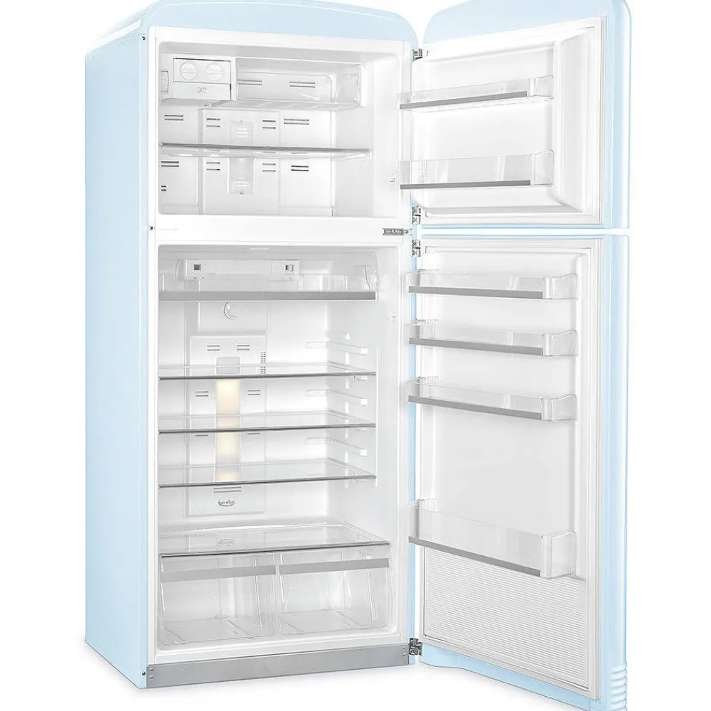 Smeg Jääkaapit Ja Pakastimet|retrojääkaappi-pakastin FAB50RPB5, pastellinsininen, oikea