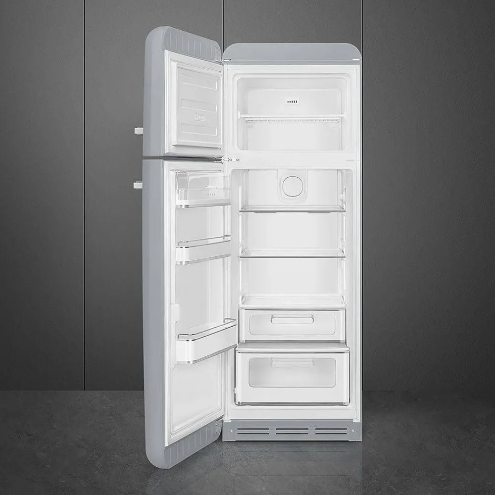 Smeg Jääkaapit Ja Pakastimet|retrojääkaappipakastin FAB30LSV5 hopea, vasen