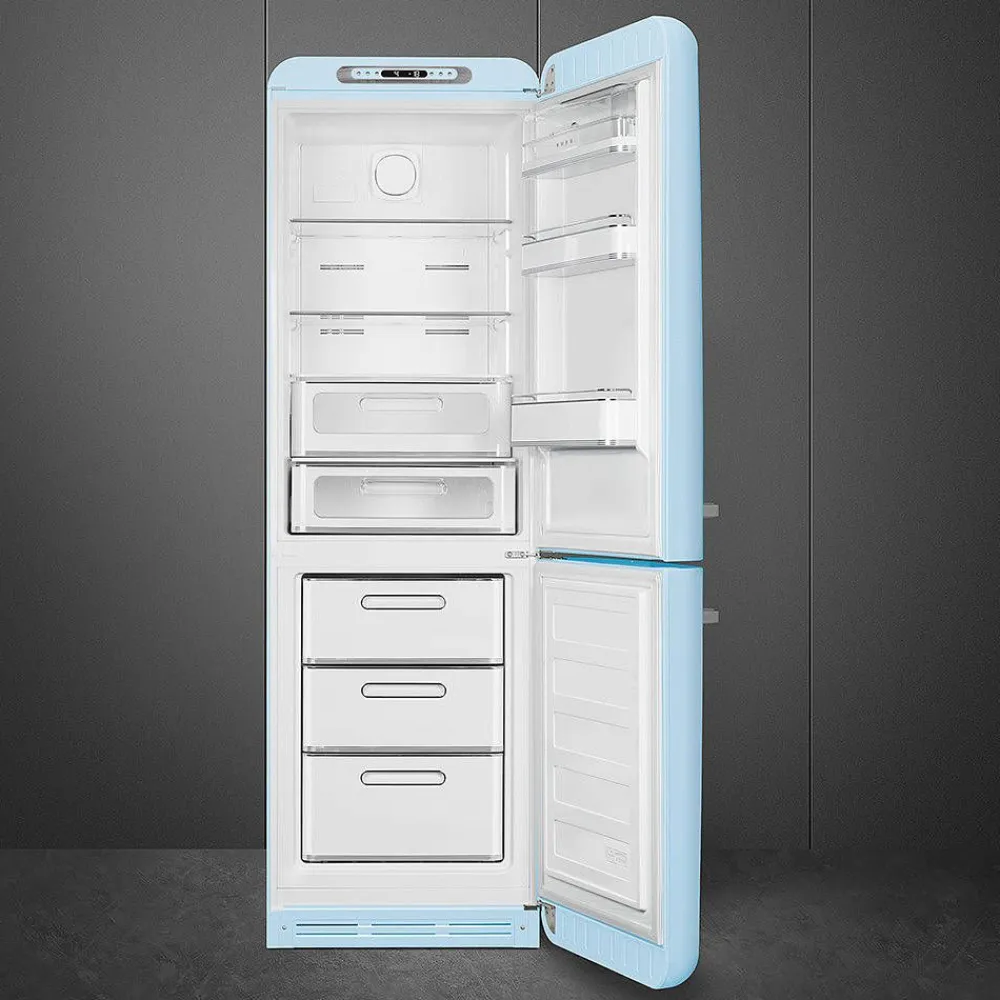 Smeg Jääkaapit Ja Pakastimet|retrojääkaappipakastin FAB32RPB5 pastellinsininen, oikea