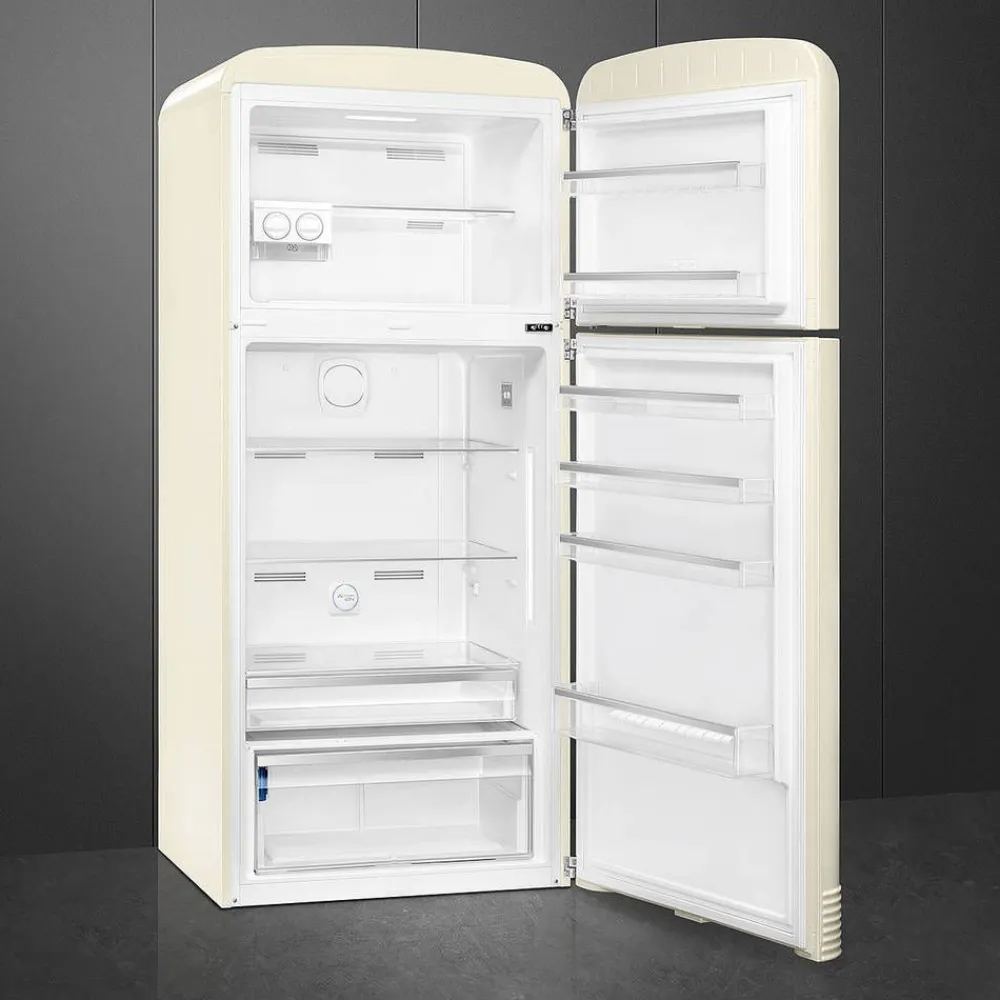 Smeg Jääkaapit Ja Pakastimet|retrojääkaappi-pakastin FAB50RCR5, kerma, oikea