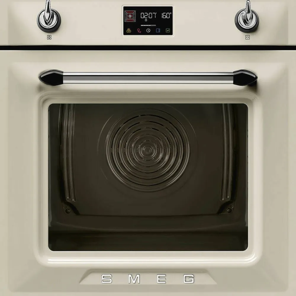 SOP6902S2PP 60cm yhdistelmähöyryuuni Viktoria, kerma>Smeg