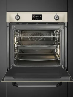 SOP6902S2PP 60cm yhdistelmähöyryuuni Viktoria, kerma>Smeg