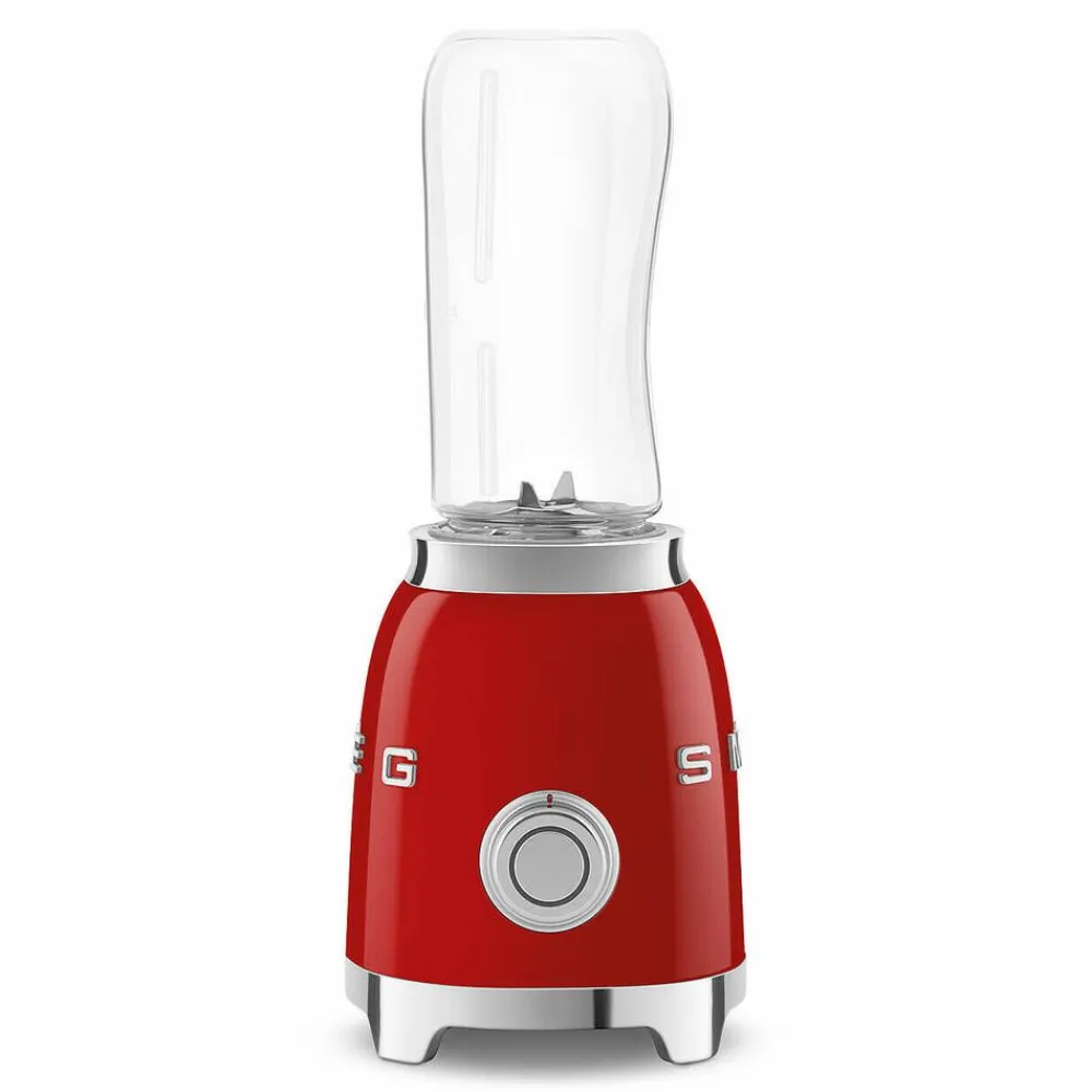 tehosekoitin kahdella 600 ml pullolla, PBF01RDEU punain>Smeg Discount