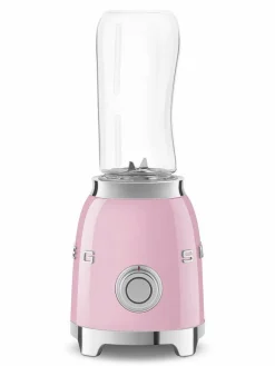 Smeg Tehosekoittimet Ja Vatkaimet|tehosekoitin kahdella 600 ml pullolla, PBF01PKEU pinkki