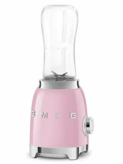 Smeg Tehosekoittimet Ja Vatkaimet|tehosekoitin kahdella 600 ml pullolla, PBF01PKEU pinkki
