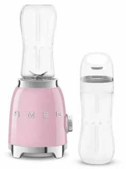 Smeg Tehosekoittimet Ja Vatkaimet|tehosekoitin kahdella 600 ml pullolla, PBF01PKEU pinkki