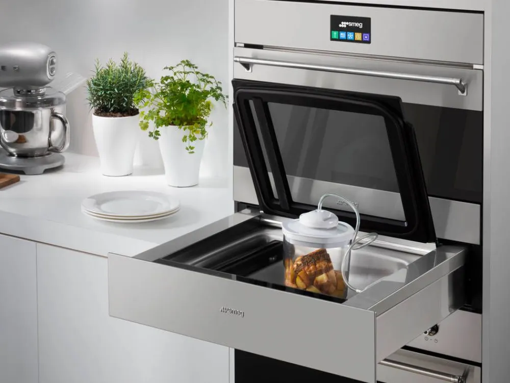 Smeg Muut Keittiön Pienkoneet|tyhjiöpakkauslaite CPV315X integroitava teräs