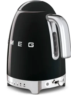 Smeg Kahvi Ja Kuumat Juomat|vedenkeitin KLF04BLEU lämpötilan säädöllä, musta