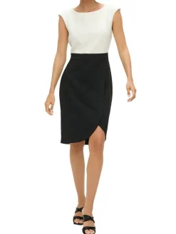 s.Oliver black label Lyhyet Juhlamekot|mekko 2143557 9999 Musta / Valkoinen