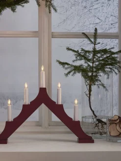 kynttelikkö Alma 5 l punainen><noscript><img width=