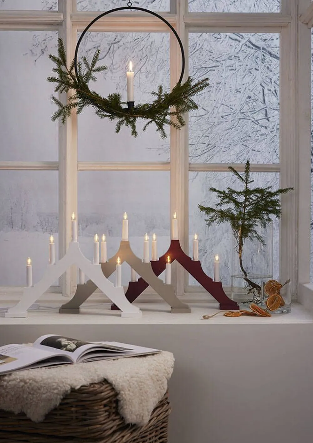 Star Trading Koriste- Ja Kausivalot|kynttelikkö Alma 5 l beige