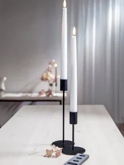 Star Trading Koriste- Ja Kausivalot|LED-antiikkikynttilä Flamme Slim 28 cm valkoine