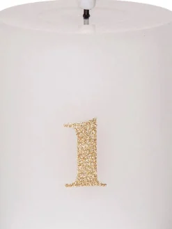 Star Trading Koriste- Ja Kausivalot|LED-kynttilä Flamme Advent valkoinen 4 kpl