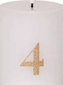 Star Trading Koriste- Ja Kausivalot|LED-kynttilä Flamme Advent valkoinen 4 kpl