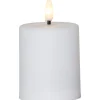 Star Trading Koriste- Ja Kausivalot|LED-kynttilä Flamme Paula 10 cm valkoinen