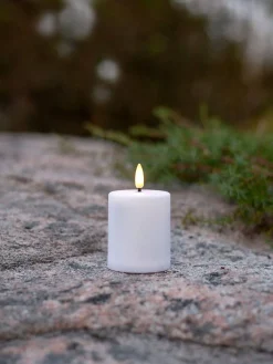 Star Trading Koriste- Ja Kausivalot|LED-kynttilä Flamme Paula 10 cm valkoinen