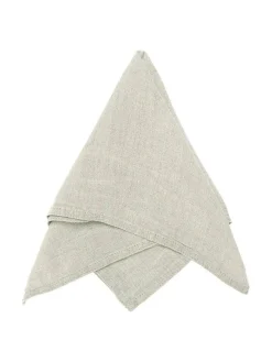 Svanefors Keittiötekstiilit|servetti Julie 45x45 cm pellava/valkoinen