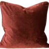 Svanefors Sisustustekstiilit|tyynynpäällinen Elise 45x45 cm ruoste