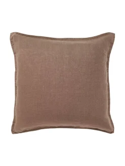 Svanefors Sisustustekstiilit|tyynynpäällinen Julie 45x45 cm mokka