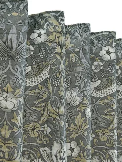 verhot Vilja 130x250 cm harmaa 2 kpl>Svanefors Online