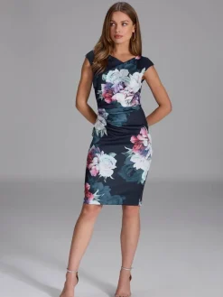 Swing Lyhyet Juhlamekot|mekko 5AE09300 3001 Tummansininen