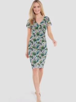 Swing Lyhyet Juhlamekot|mekko 5AE22500 5801 Vihreu00e4 / Multicolor