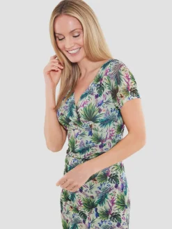 Swing Lyhyet Juhlamekot|mekko 5AE22500 5801 Vihreu00e4 / Multicolor