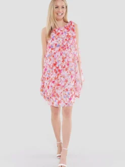 Swing Lyhyet Juhlamekot|mekko 5AE24800 6901 Oranssi / Multicolor